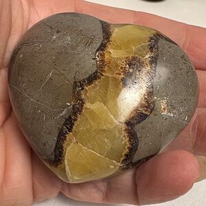 Septarian Heart Shaped Large Stone Decor